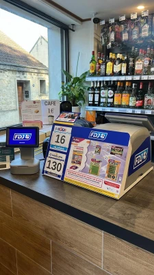 Logo Française des Jeux disponible en magasin